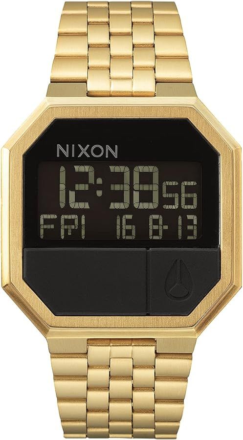Nixon Re-Run A158. 100m Water Resistant Men’s Digital Watch (38.5mm Digital Watch Face. 13-18mm... | Amazon (US)