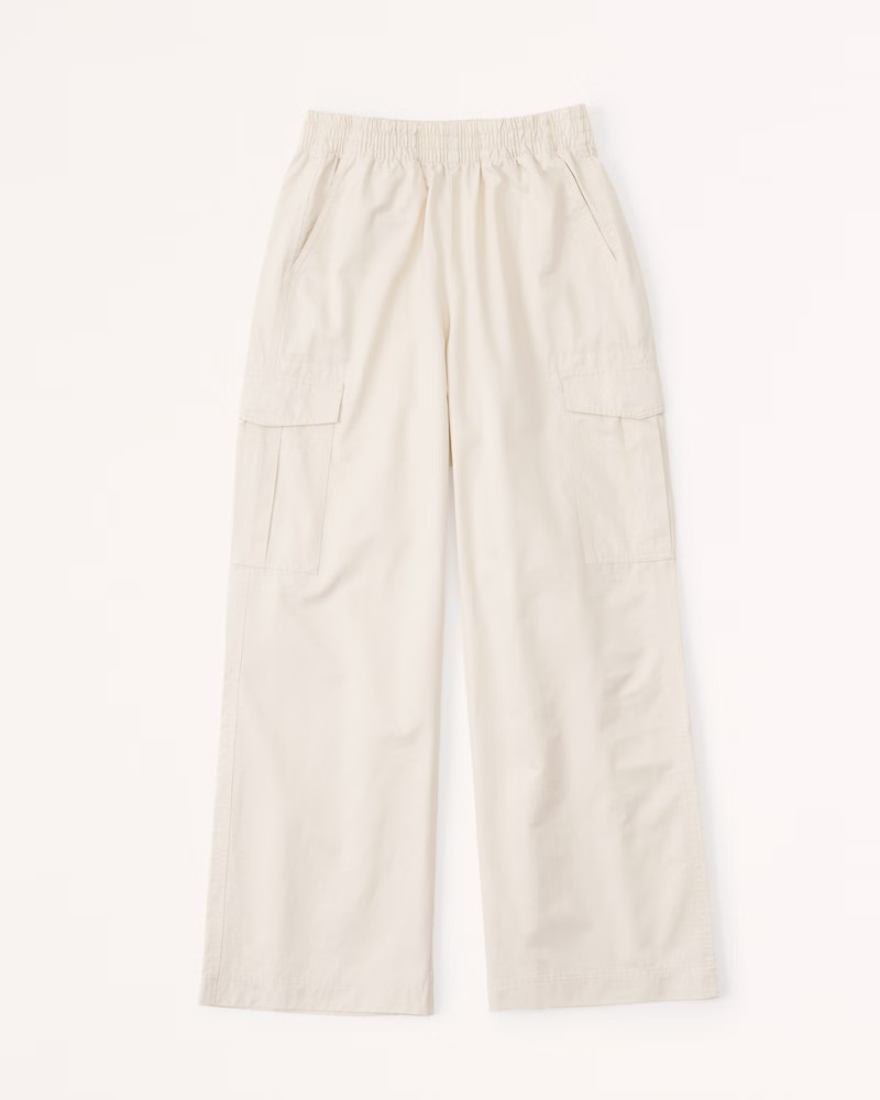 Women's Wide Leg Cargo Pants | Women's Bottoms | Abercrombie.com | Abercrombie & Fitch (US)