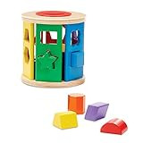 Melissa & Doug Match and Roll Shape Sorter - Classic Wooden Toy, 12+ months, 1 piece | Amazon (US)