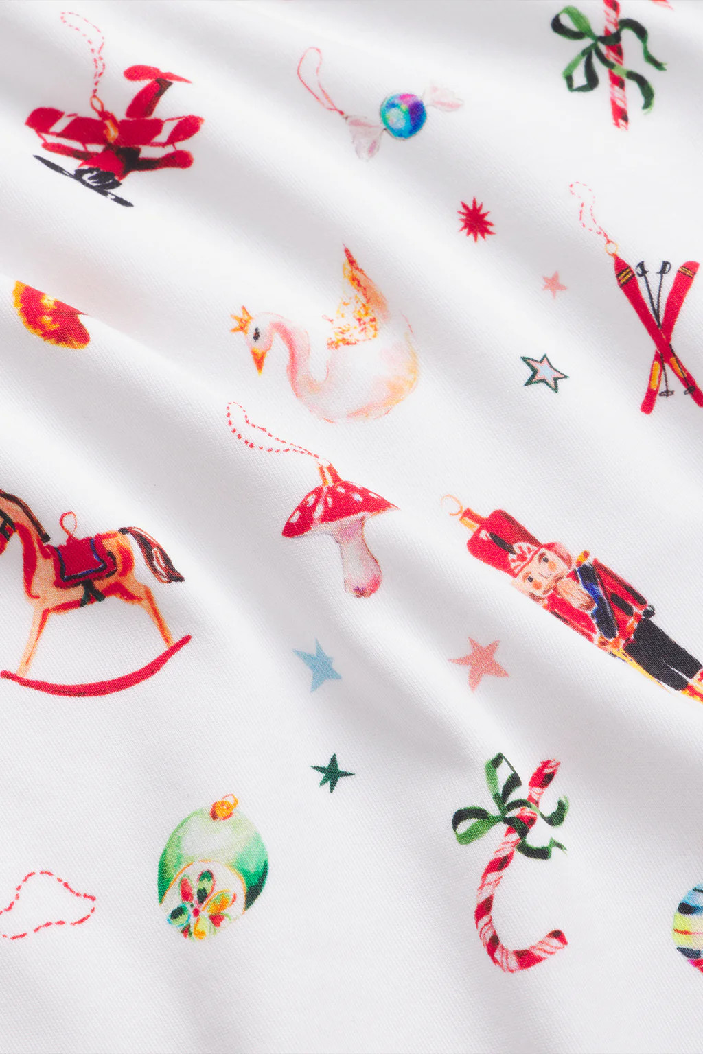 Pima Long-Long Set in Ornaments | Lake Pajamas