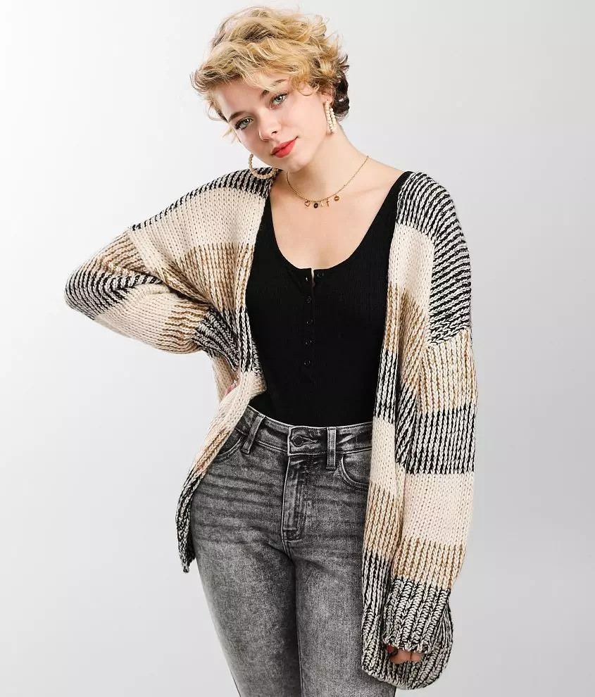 Striped Cardigan Sweater | Buckle