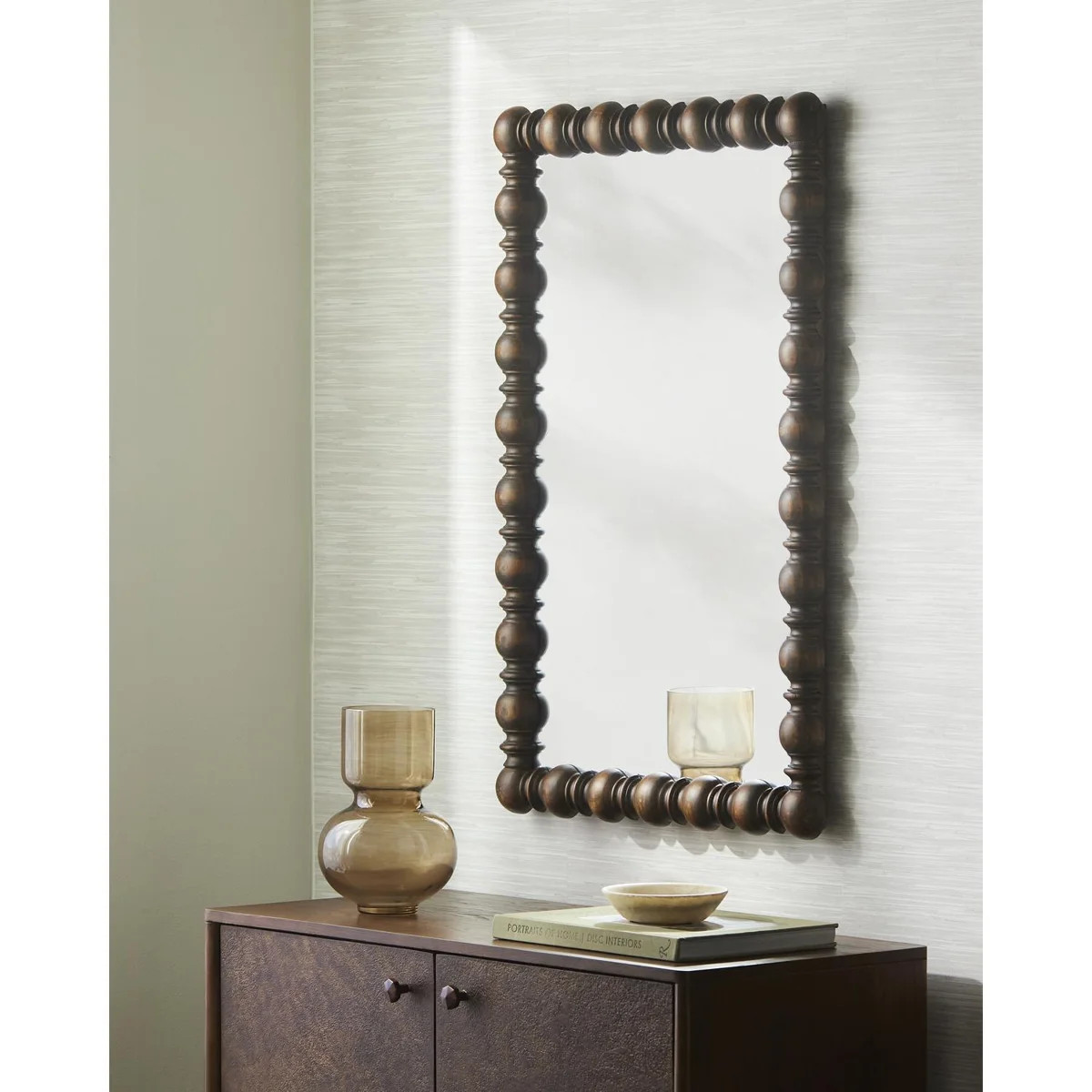 30" Pine Accent Mirror | Joss & Main