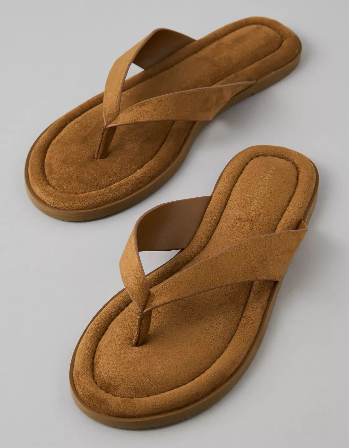 AE Faux Suede Thong Sandal | American Eagle Outfitters (US & CA)
