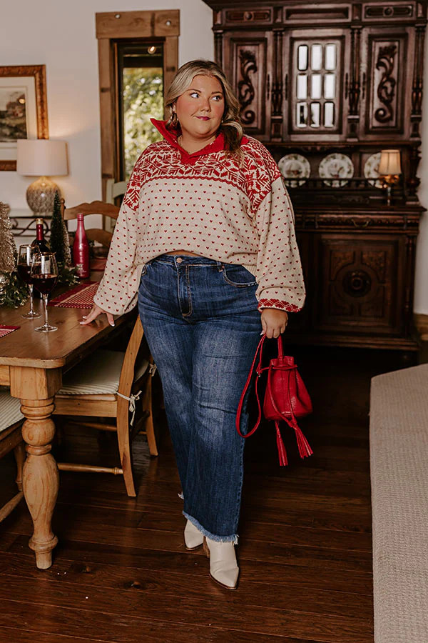 First Snowfall Knit Sweater Curves | Impressions Online Boutique