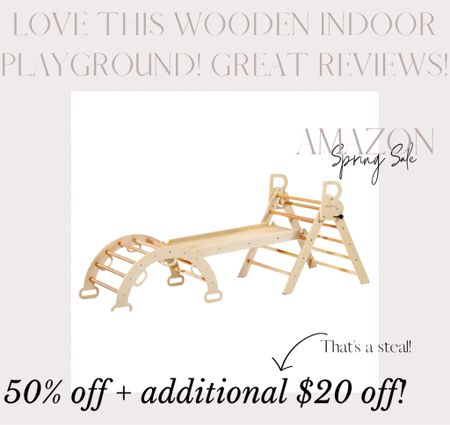 My daughter would love this littleplayground! 50% off + $20 off is a steal! 

Amazon toddler | Amazon home | toddler toys | Montessori toys | baby toys | Easter | Easter basket | Easter basket girl | Easter basket boy | toddler girl | baby toys | spring sale | amazon home 

#LTKbaby #LTKsalealert #LTKhome