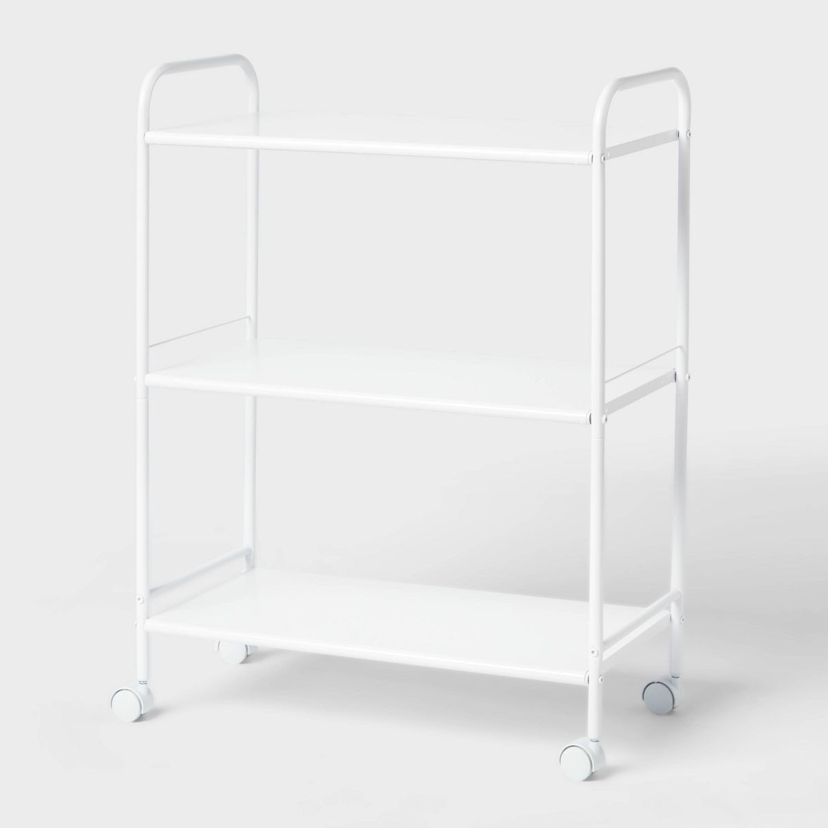 3 Shelf Storage Cart White - Brightroom™ | Target