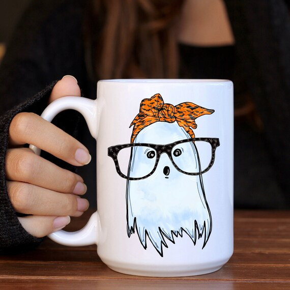 Cute Ghost Mug Halloween Mugs Cute Ghost Sheet Ghost Mug | Etsy | Etsy (US)