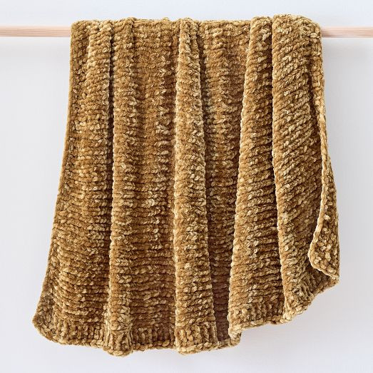 Chunky Luxury Chenille Throw | West Elm (US)