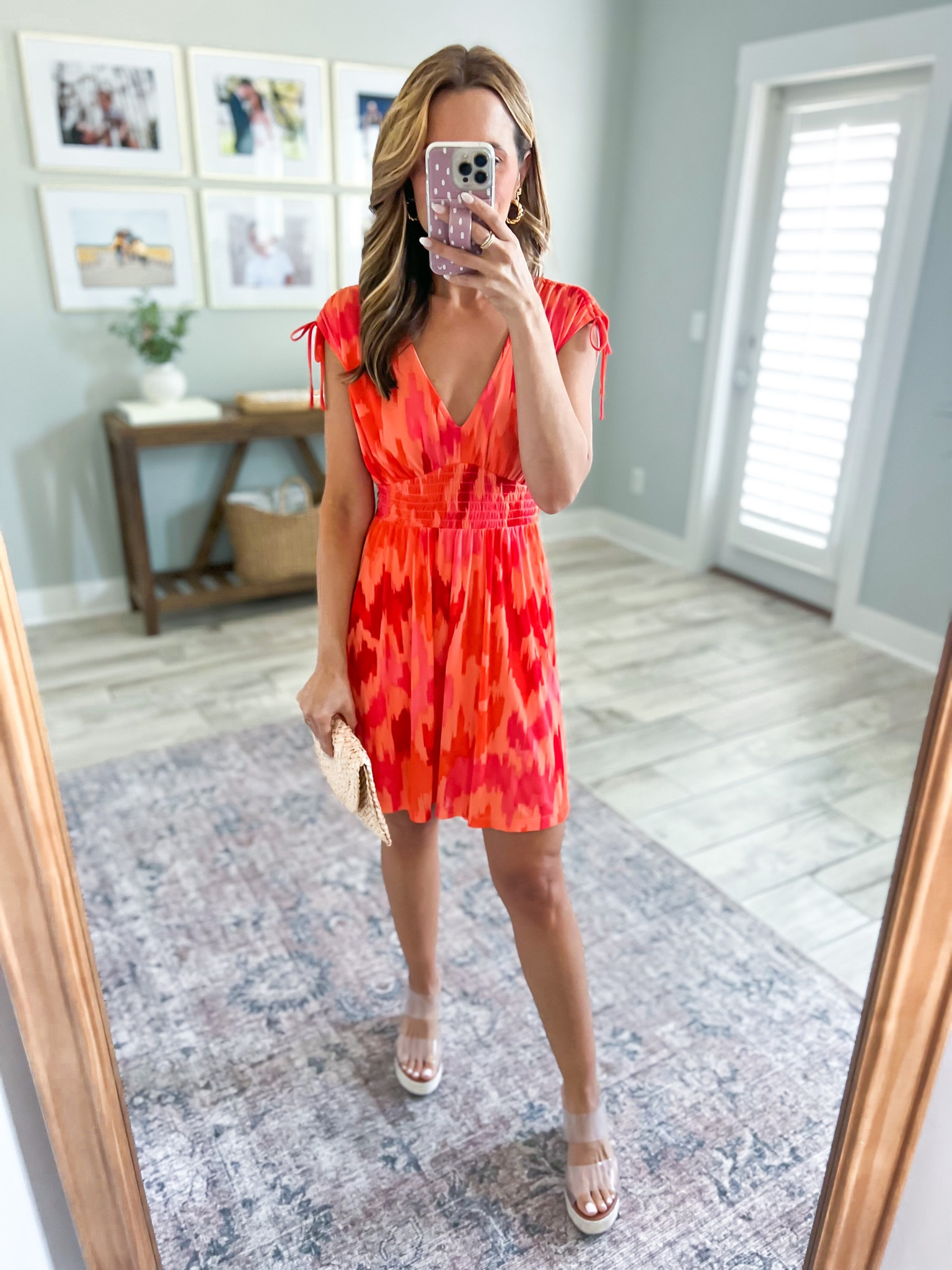 Old Navy smocked mini dress (XS regular). Vacation outfit. Vacation dress. Spring dress. Resort wear. Swimsuit cover-up. 

#LTKunder50 #LTKstyletip #LTKtravel