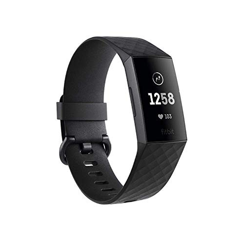 Fitbit Charge 3 Fitness Activity Tracker, Graphite/Black, one Size (no fitbit Warranty Support), 0.06 Pound | Amazon (US)