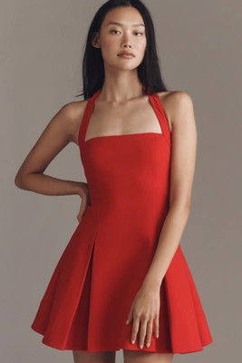 ASTR The Label Lillibeth Sleeveless Square-Neck Mini Dress | Anthropologie (US)