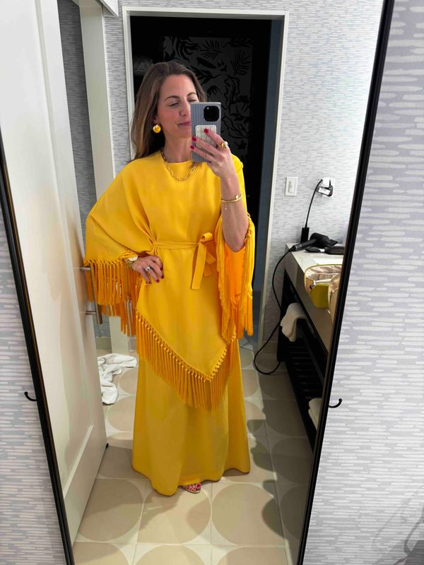 Dressed in yellow 

 #LTKootd