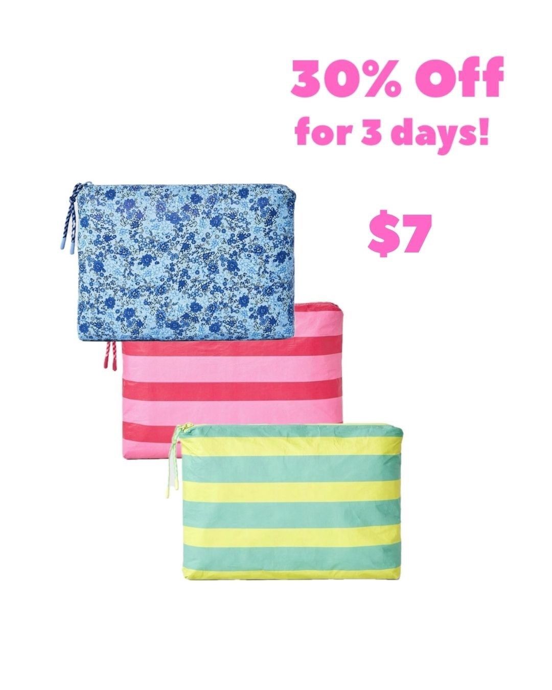 Joylab 30% Off Sale (For 3 Days)! 🎯 🩷🧡💛💚🩵💜
… these wet/dry bags are so cute in person (and an amazing Aloha Collection dupe btw!). Perfect for traveling, beach bags, even as a clutch… the red / pink stripe especially is also great for Valentjne’s / Galentine’s! 



#LTKSaleAlert #LTKTravel #LTKActive