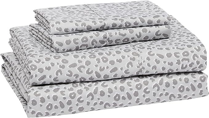 Amazon Basics Lightweight Super Soft Easy Care Microfiber Bed Sheet Set with 14-Inch Deep Pockets... | Amazon (US)