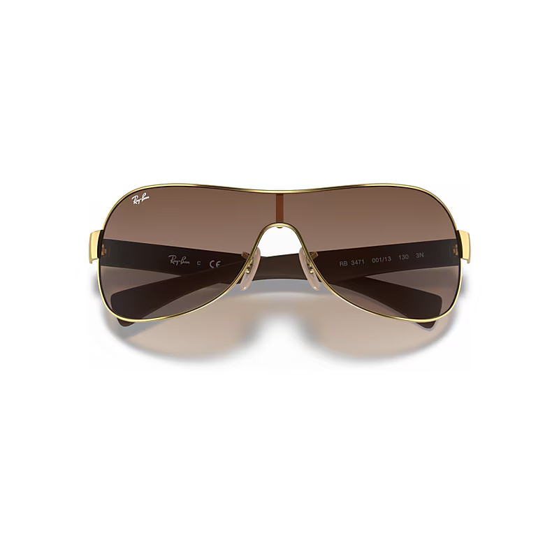 Ray-Ban Rb3471 Sunglasses Gold Frame Brown Lenses 01-32 | Ray-Ban (US)