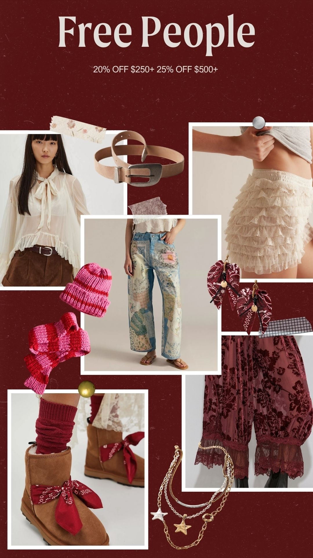 The best free people sale of the year! These are my current faves- especially the necklace, boots, and flowy white top!

#LTKCyberWeek #LTKGiftGuide #LTKSaleAlert