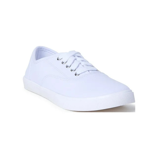 Time and Tru Women's Casual Lace up Sneakers - Wide Width Available - Walmart.com | Walmart (US)