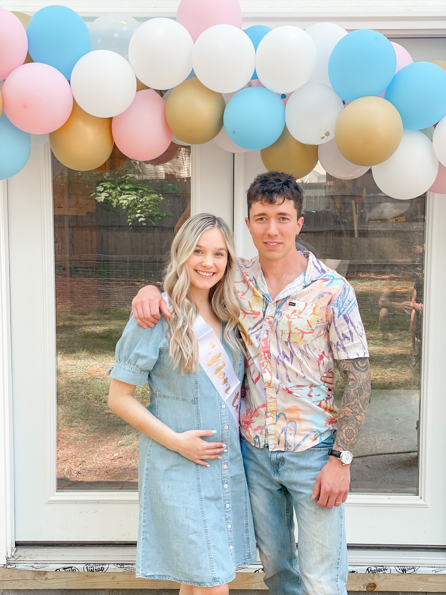 Our gender reveal outfits 💗💙

#LTKstyletip #LTKbump #LTKmens