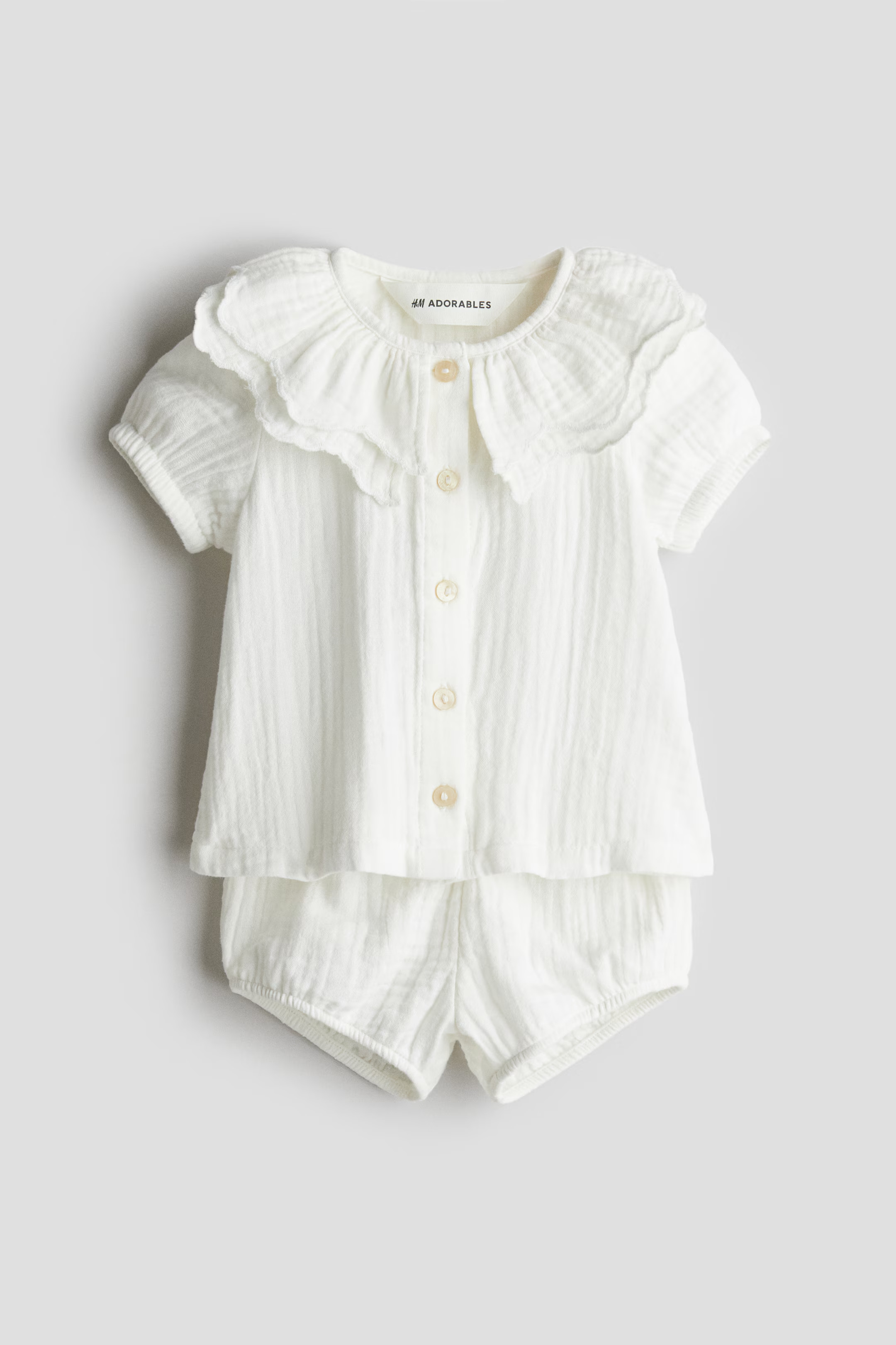 2-Piece Cotton Muslin Set | H&M (US + CA)