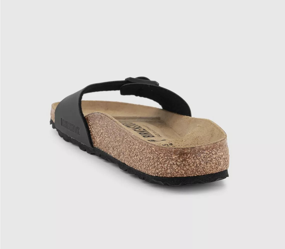 BIRKENSTOCK Madrid 1 Bar Mules Black Birko - Women’s Sandals | Office Shoes (UK)