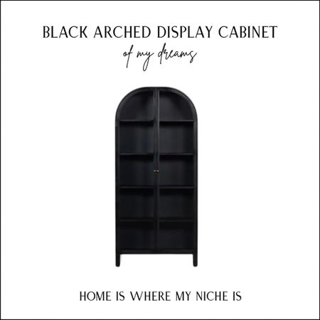 Black Arched Display Cabinet

Wayfair | Furniture | Dining Room | Living Room | Home Office

#LTKhome