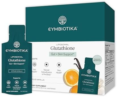 CYMBIOTIKA Liposomal Glutathione Supplement – PQQ, CoQ10 & Antioxidants for Detox, Brain, Energ... | Amazon (US)