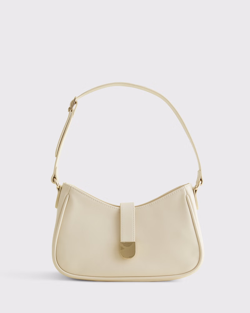 Vegan Leather Shoulder Bag | Abercrombie & Fitch (US)