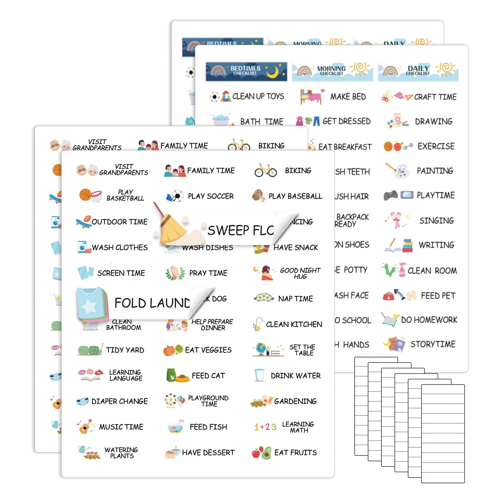 Routine Stickers Chore Stickers for Kids Chore Chart Routine Chart Reward Chart | Amazon (US)