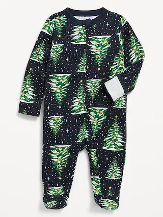 2-Way-Zip Sleep & Play Footed One-Piece for Baby | Old Navy (US)