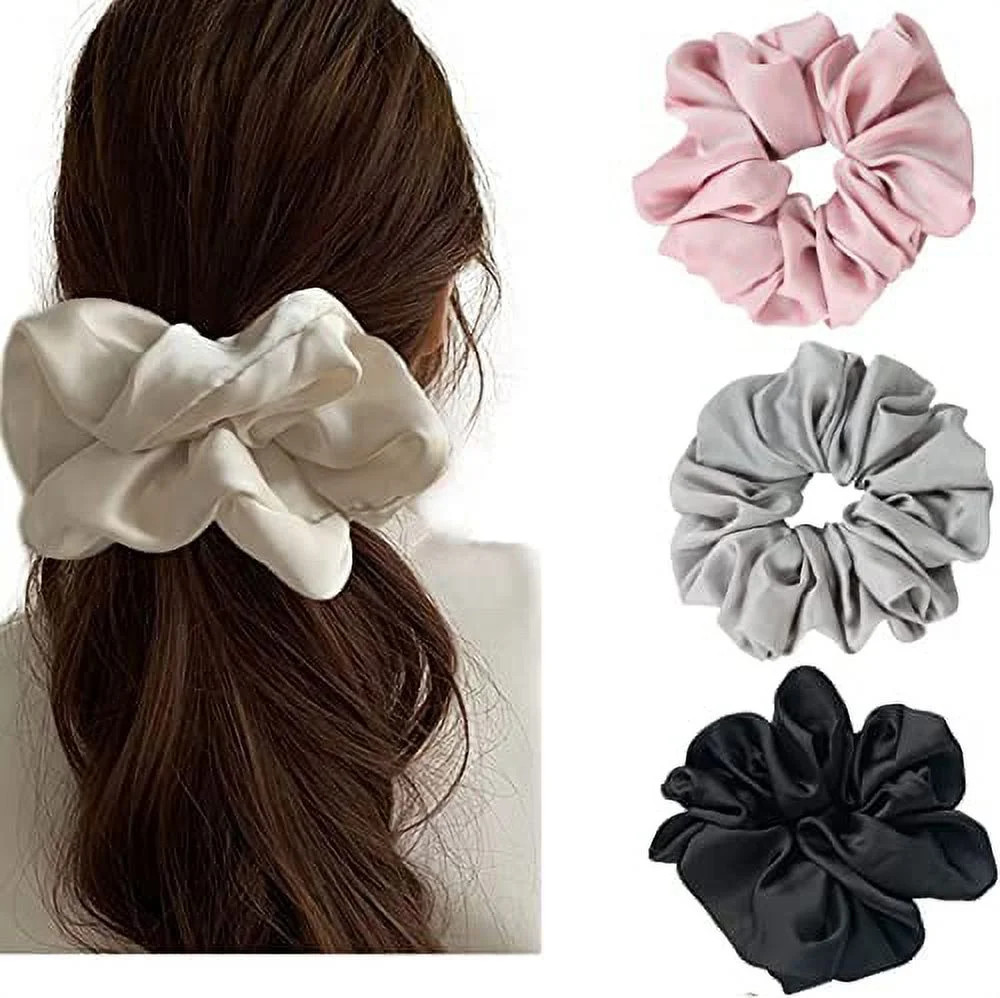 Large Satin Scrunchies Oversized Scrunchie Jumbo Scrunchies Giant Scrunchie big Silk Scrunchies f... | Walmart (US)