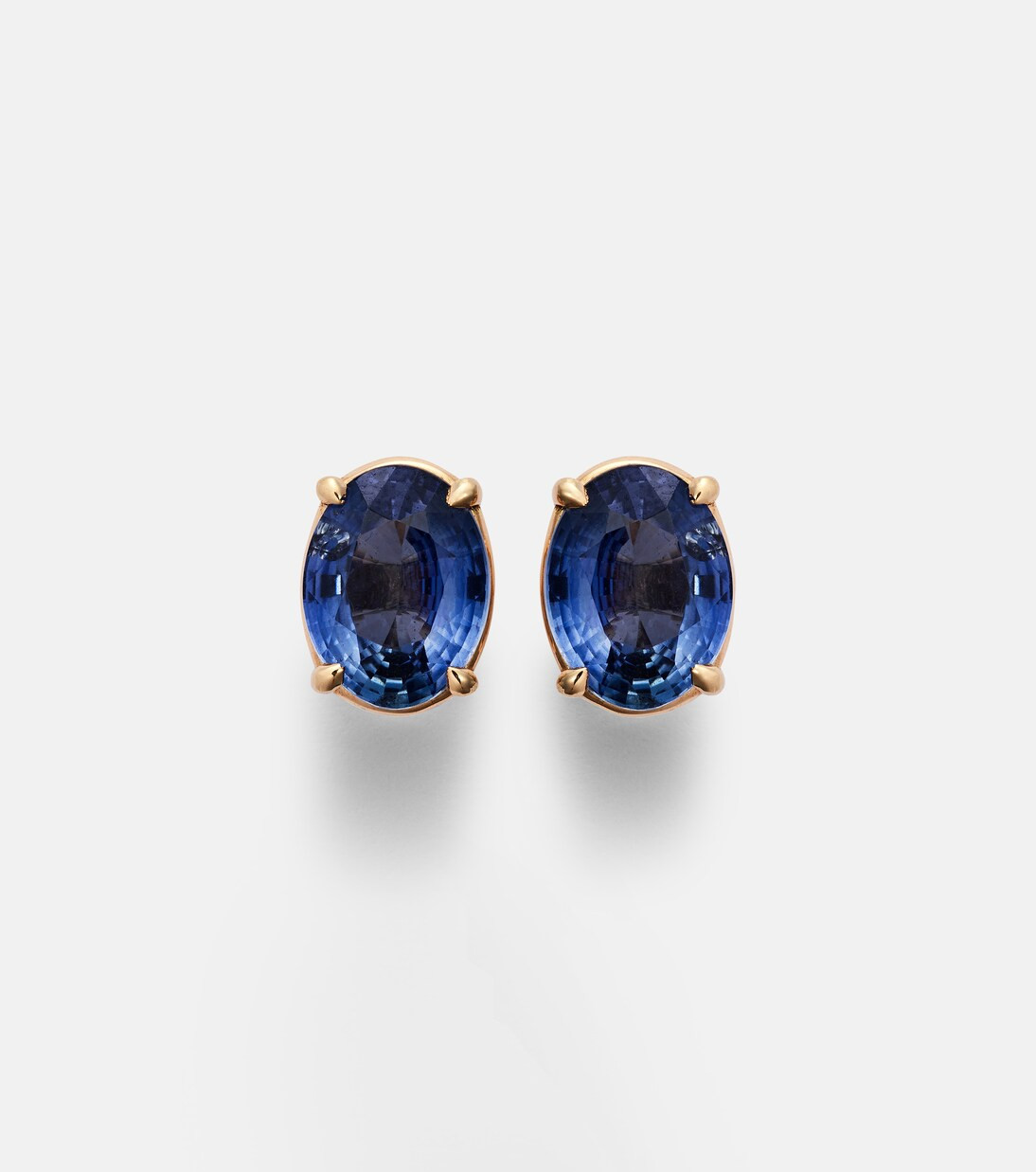 18kt rose gold earrings with blue sapphires | Mytheresa (US/CA)