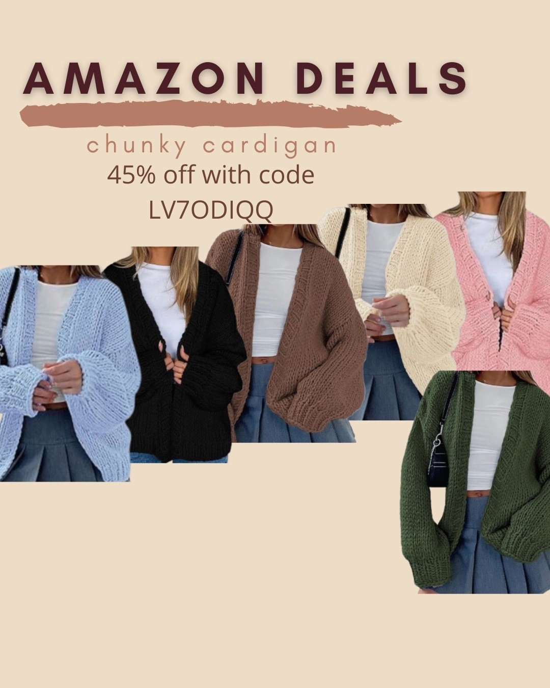 $15 ends 3/11

Amazon fashion
Amazon deals
Chunky cardigan


#LTKSaleAlert
