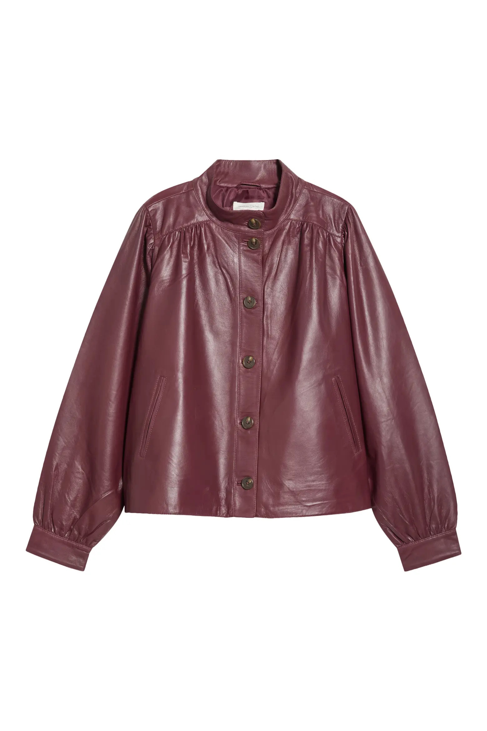 Leather Swing Jacket (Women) | Nordstrom | Nordstrom