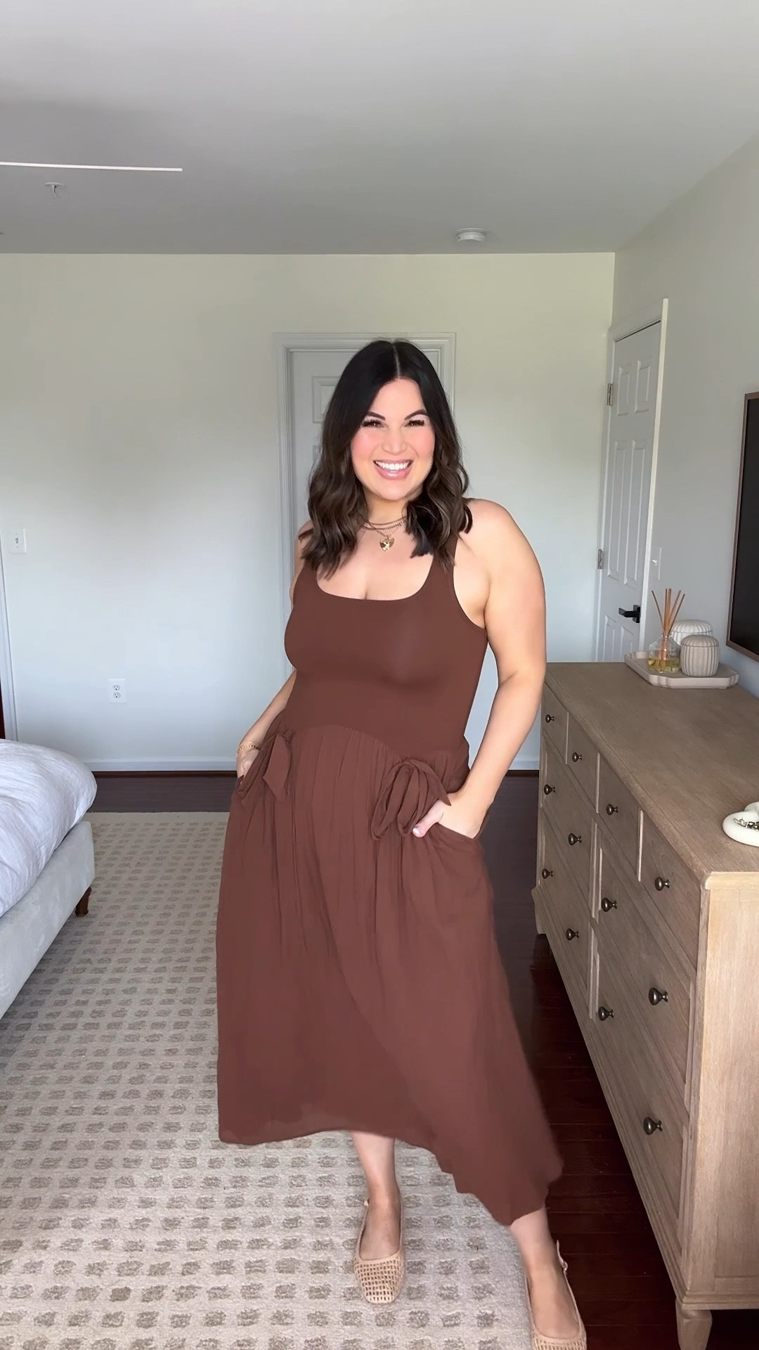 This aerie dress is quite literally a dream come true ✨ between the color, the bows, the fact that I don’t need to wear a bra 👏 it also comes in lots of other colors options! 

Dress - large 
Flats - 9.5 

#LTKSeasonal #LTKMidsize #LTKStyleTip