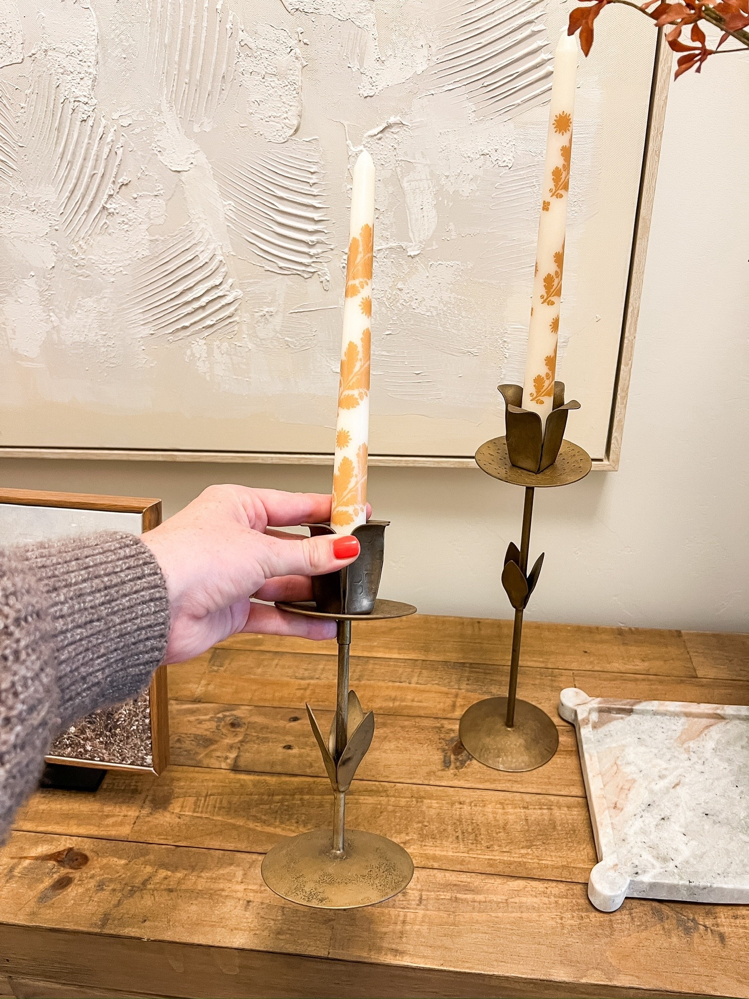 Loving these candles & candle holders for my fall table console 🫶🏻

Style tips - Home decor - Fall home finds 

#LTKSeasonal #LTKHome #LTKStyleTip