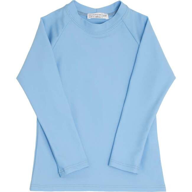 Minnow | Peri Long Sleeve Rashguard, (Blue, Size 11-12Y) | Maisonette | Maisonette