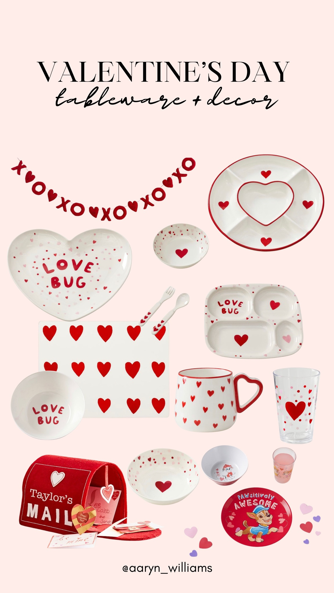 CUTE new arrivals at PBK 😍 Valentine’s Day tableware and decor for the littles! 

Valentine’s Day, pottery barn kids, love bug, paw patrol, pb kids, heart decor, Valentine’s Day party

#LTKMostLoved #LTKkids #LTKGiftGuide