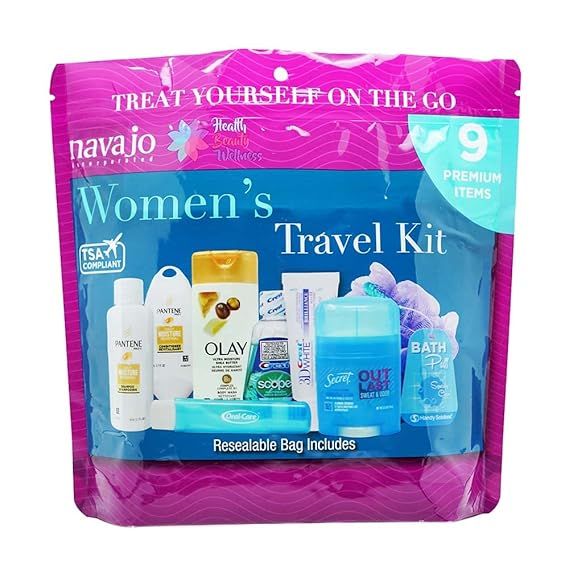 Handy Solutions 9 Piece Resealable Women's Travel Kit | Amazon (US)