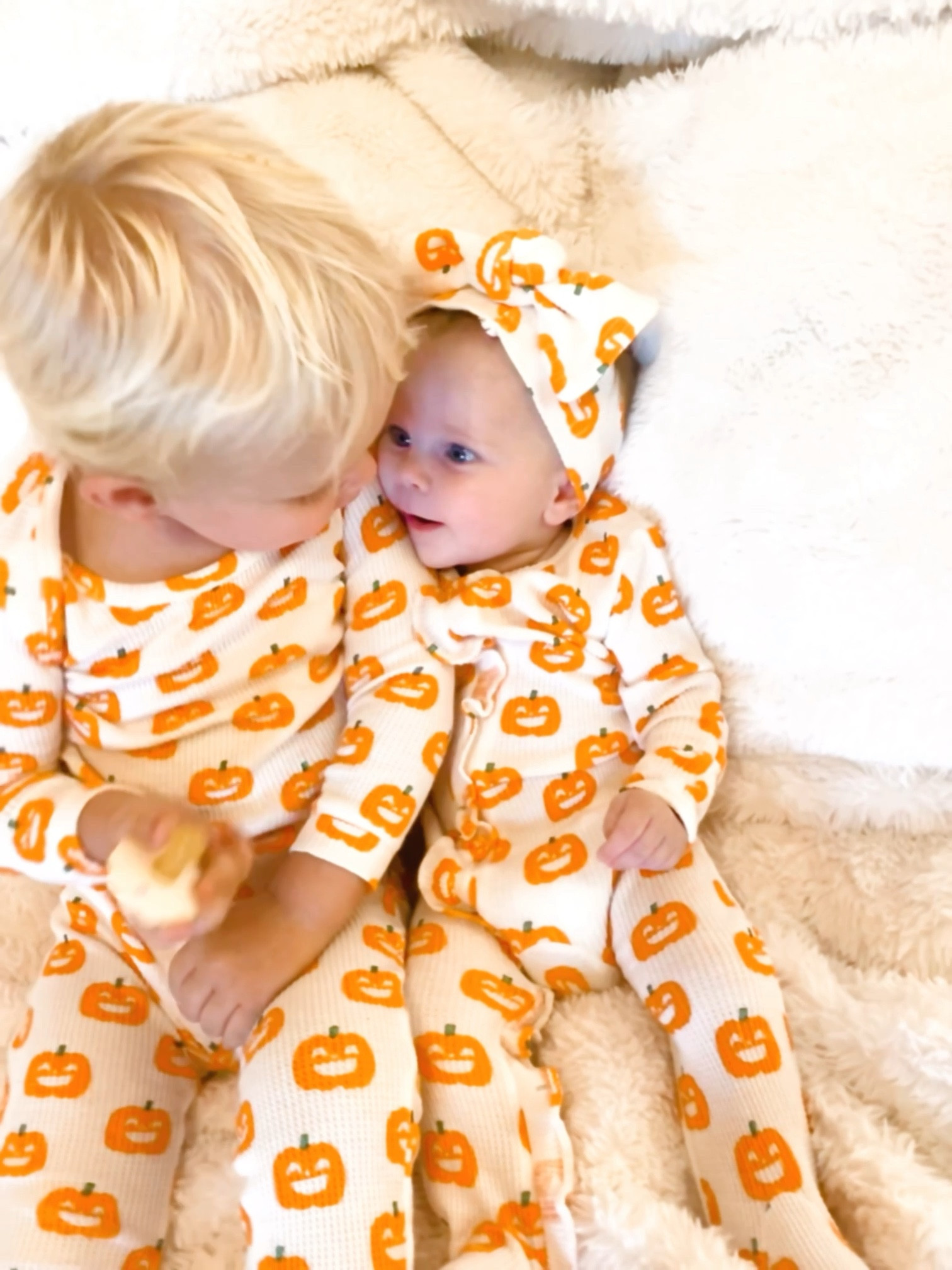 Spooky Season! Waffle pumpkin Jammie’s for the twins 🎃

#LTKHalloween #LTKkids #LTKbaby