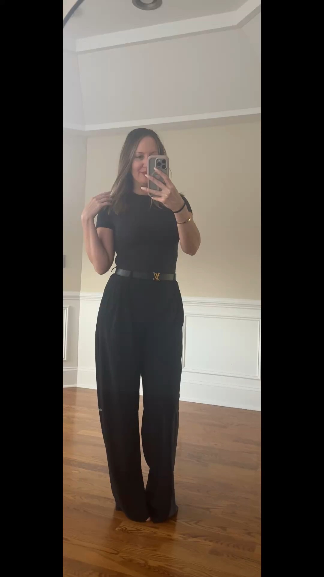My favorite tall girl friendly pants 🤍 

#tallgirlfriendly 
#trousers

#LTKgrwm #LTKootd #LTKTall