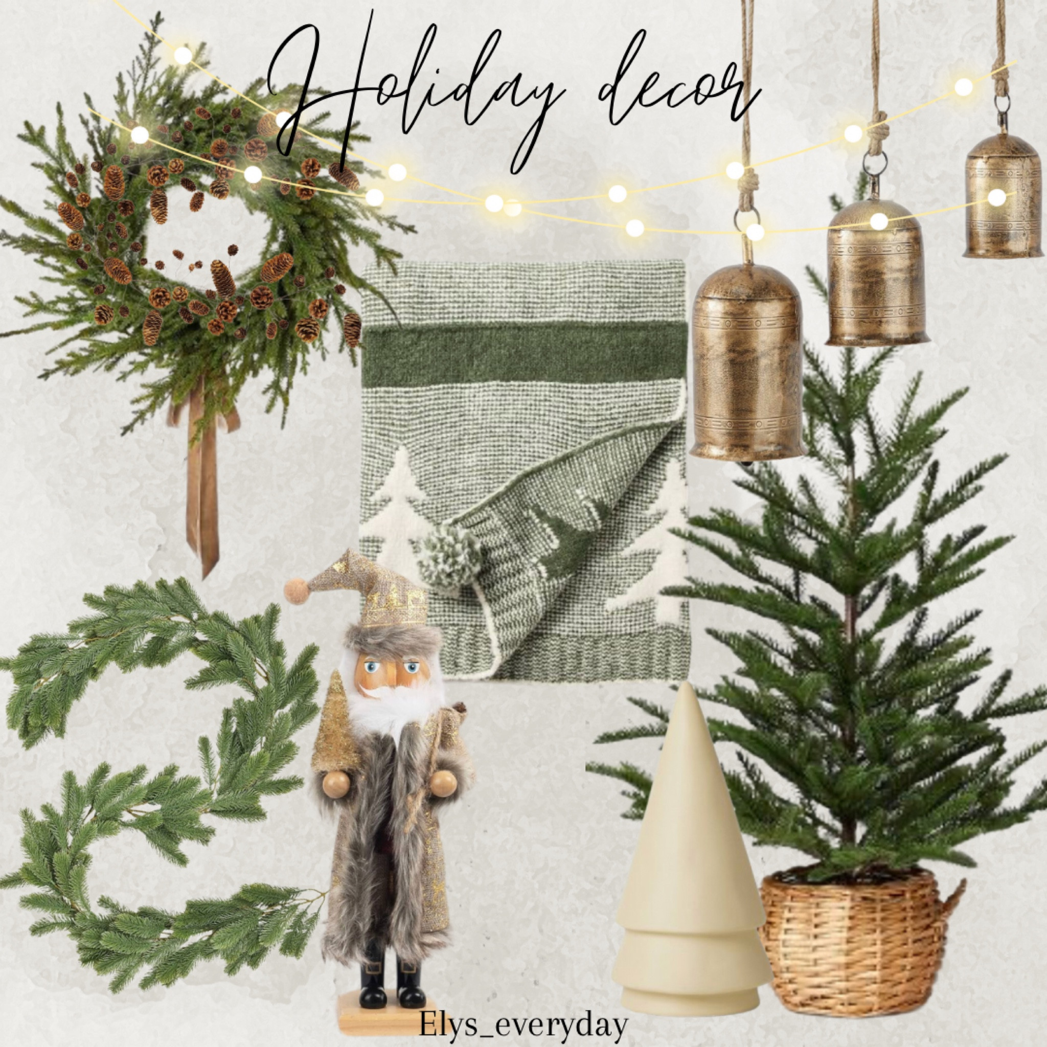 Get Christmas ready! 

Bells, Christmas, Christmas time, decor, tree, nutcracker, wreath, garland, blanket, throw blanket, holiday, Amazon, Amazon finds, target, target finds, home decor

#LTKHoliday #LTKhome #LTKSeasonal