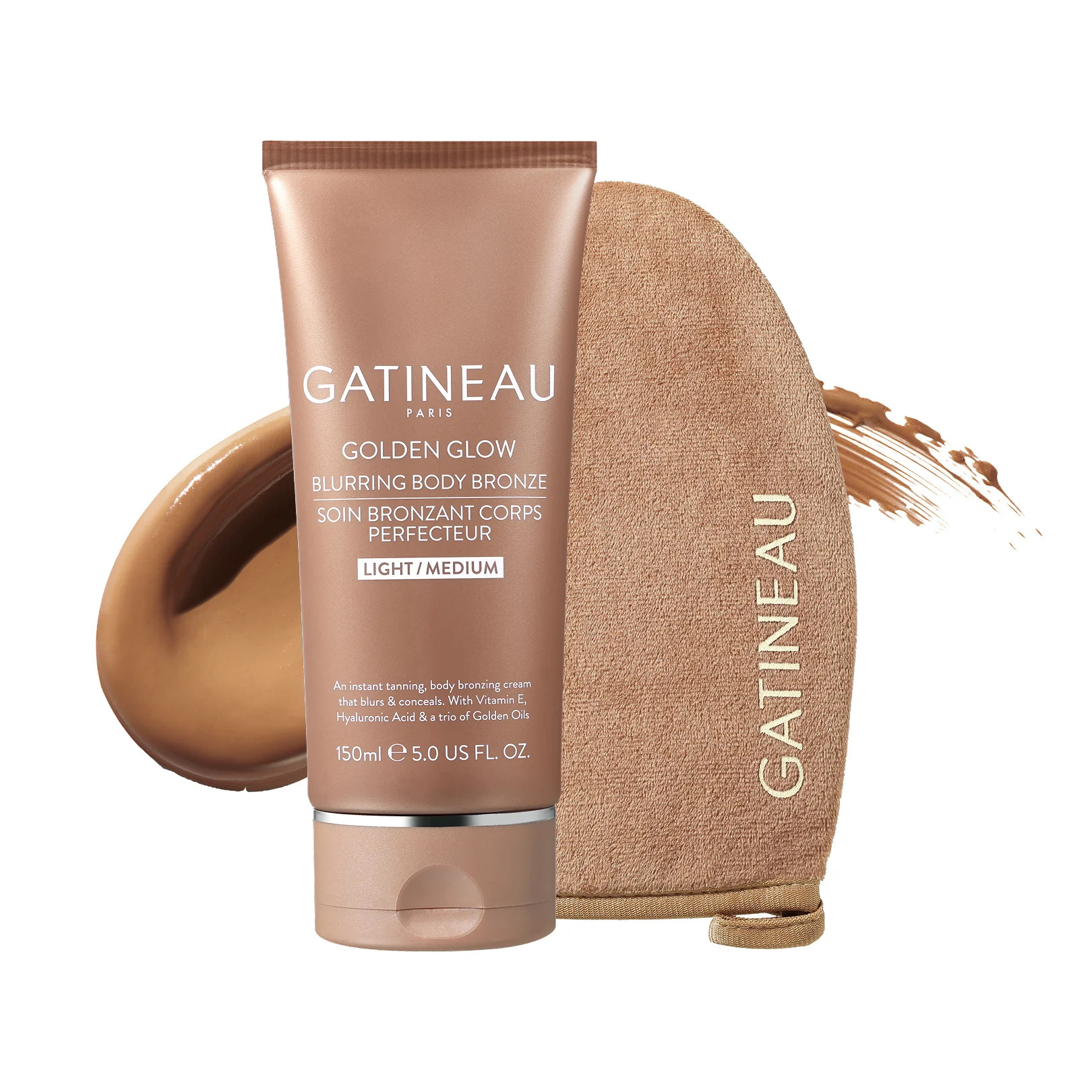Golden Glow Blurring Body Bronze & Mitt Duo | Gatineau