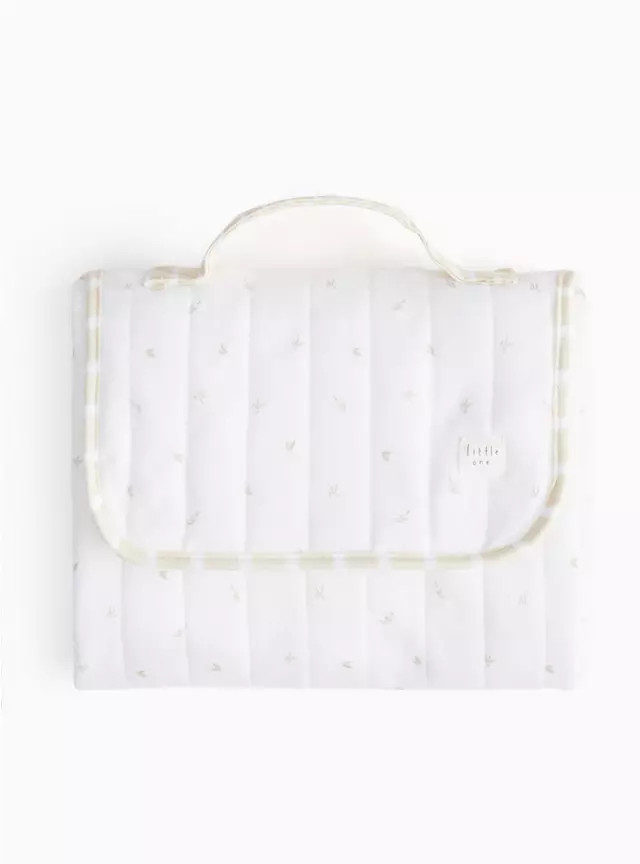 Buy White Floral Print Travel Changing Mat One Size | Accessories | Tu | Tu Clothing