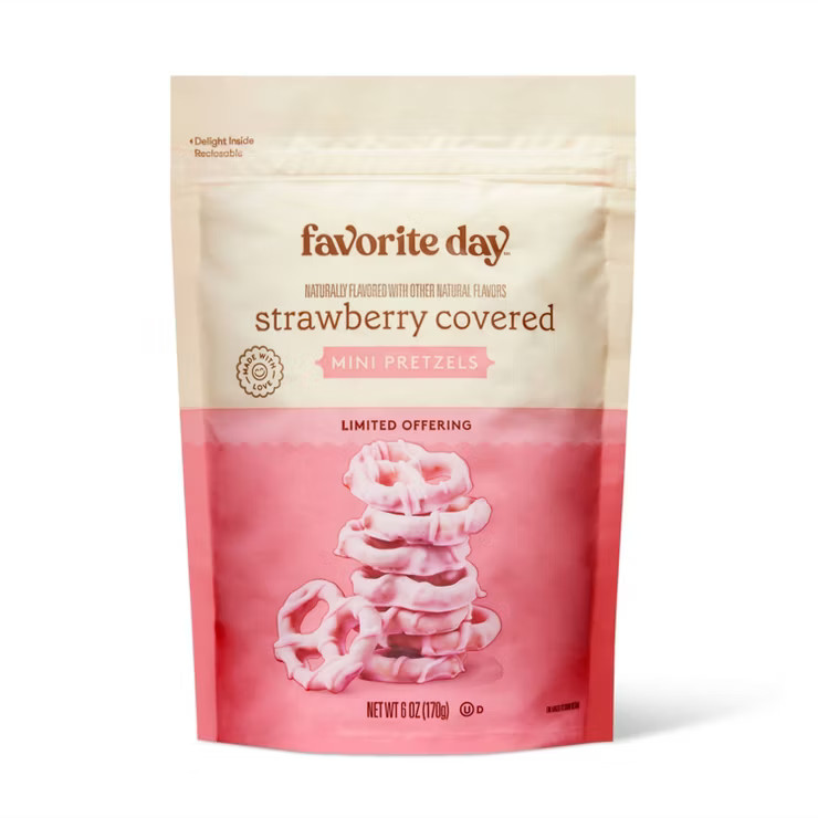 Strawberry Coated Pretzels - 6oz - Favorite Day™ | Target