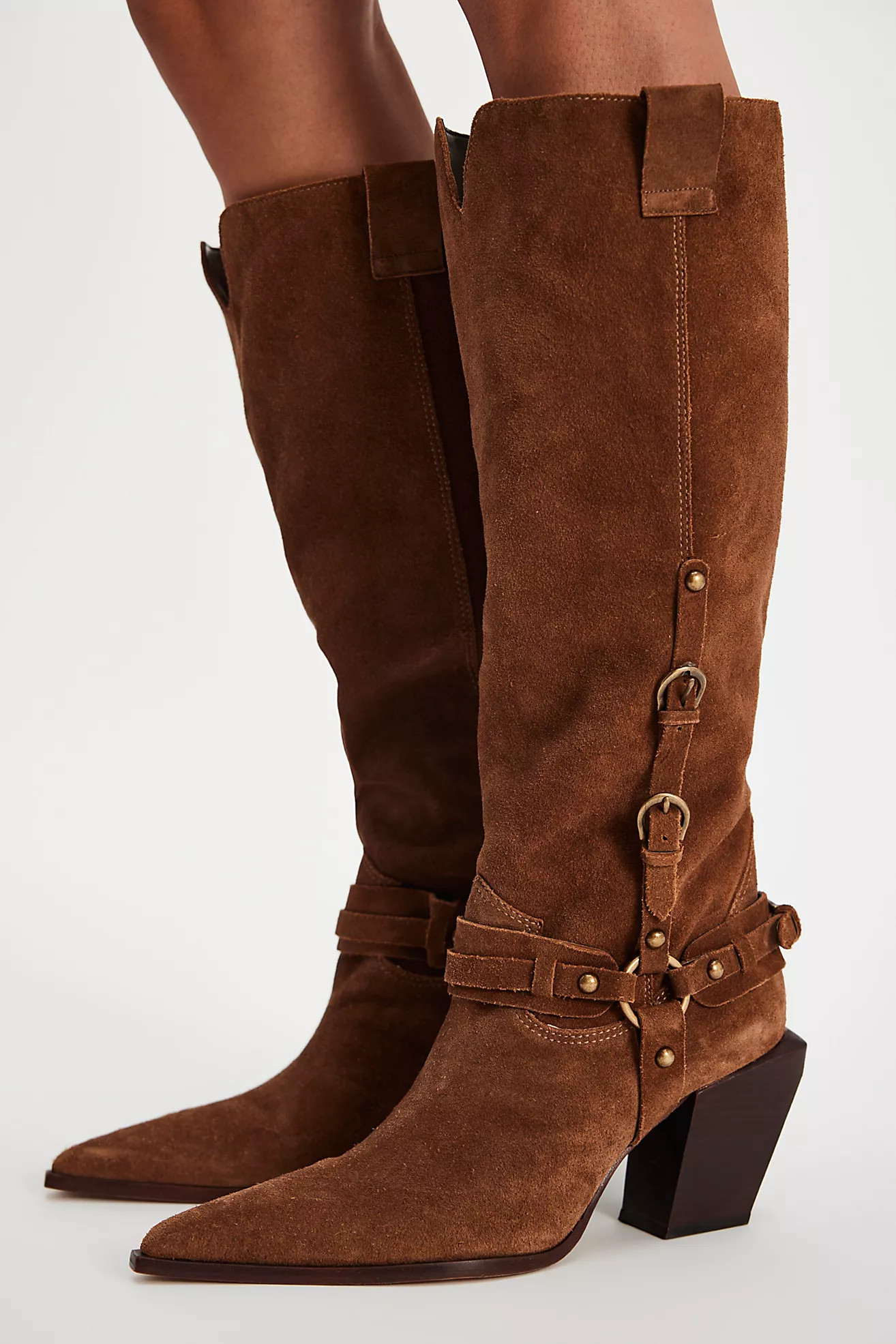 Maine Buckle Heeled Boots | Free People (Global - UK&FR Excluded)