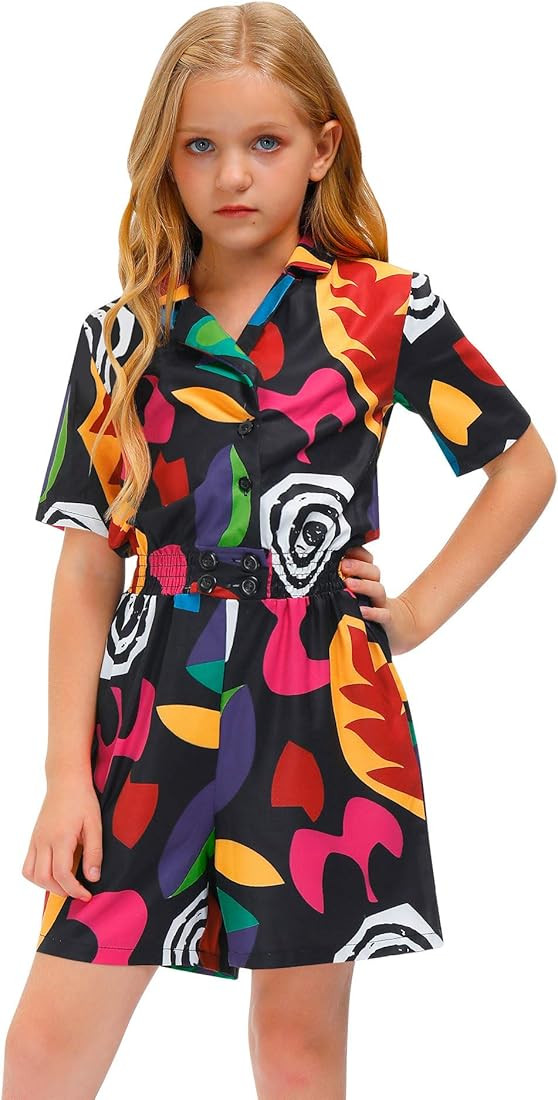 Amazon.com: BesserBay Toddler Girl's Season 3 Eleven Cosplay Halloween Costume Black Geometric V ... | Amazon (US)