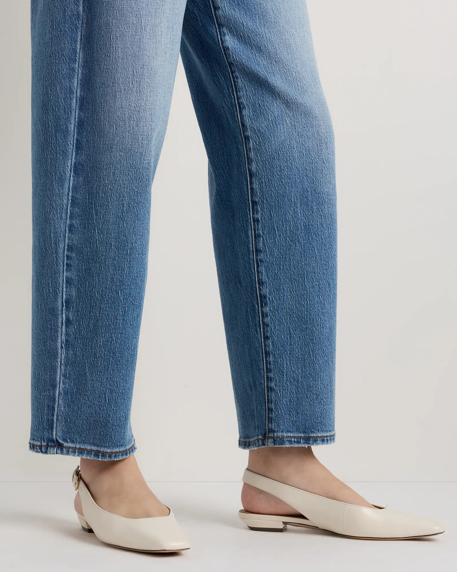 Italian Leather Slingback Flat | Quince