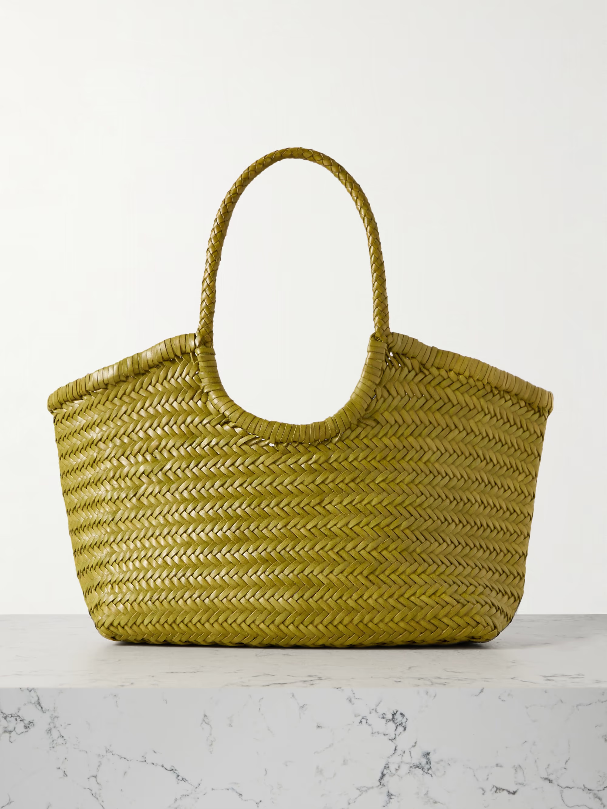 Nantucket large woven leather tote | NET-A-PORTER (US)