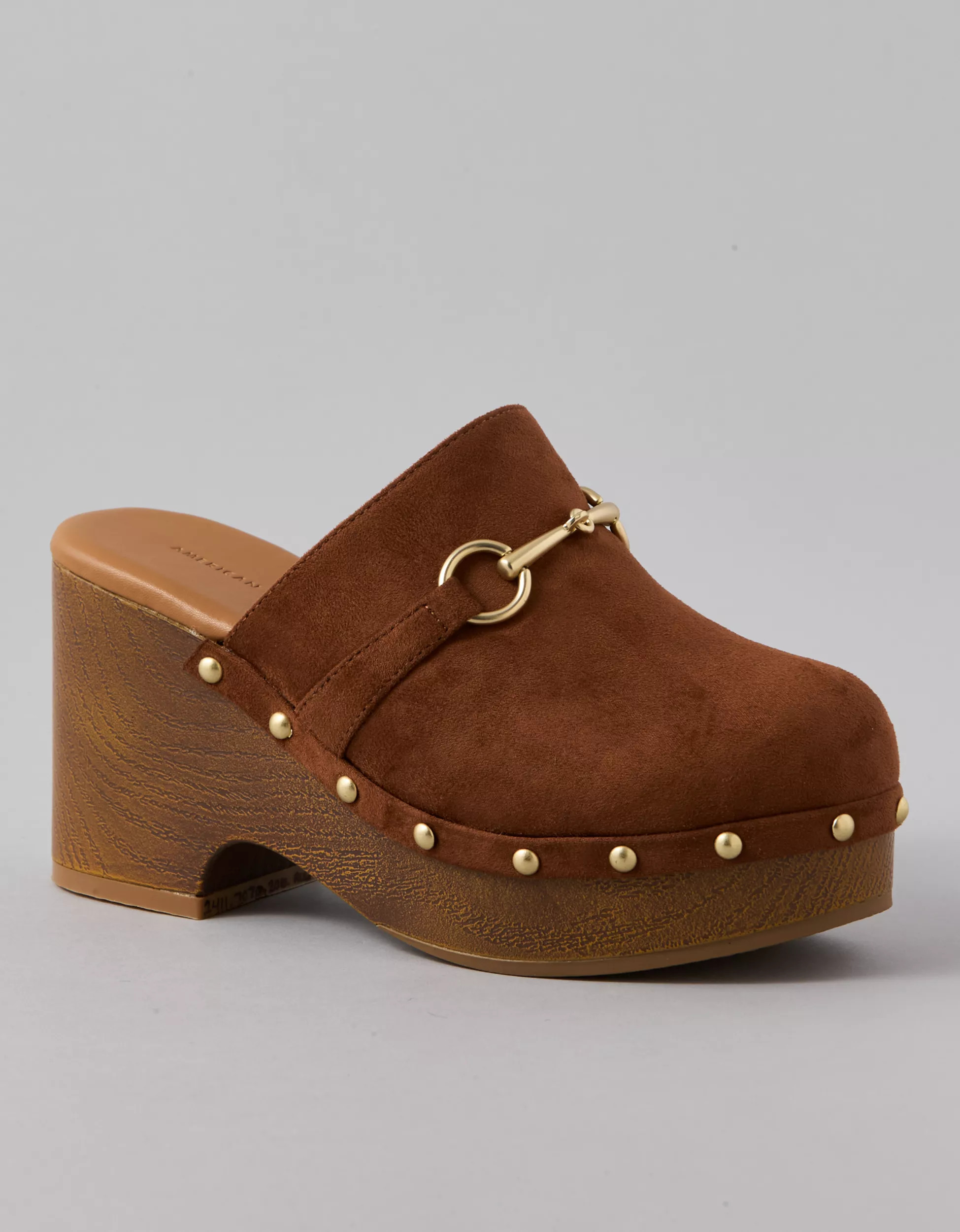 AE Micro Wood Clog Mule | American Eagle Outfitters (US & CA)