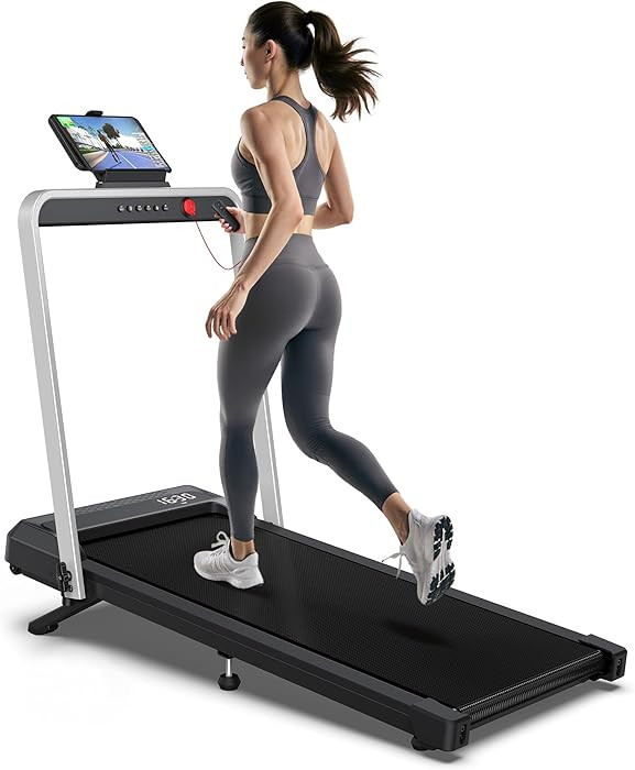 WELLFIT 10% Incline Walking Pad with Handle Bar, Foldable Treadmills for Home and Office, Under D... | Amazon (US)